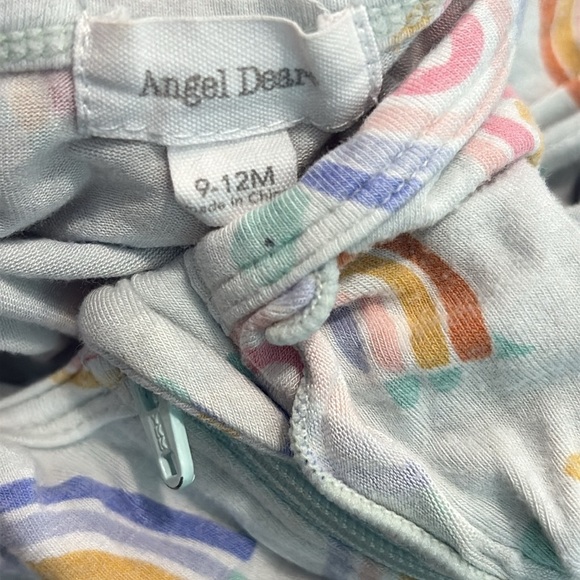 Angel Dear x Spearmint Love 6-12 month zippered tie dye romper & rainbow pajama - Picture 12 of 12